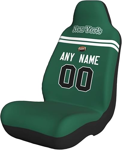 Miniatura 30 de Fundas de asiento de coche de fútbol personalizadas, accesorios personalizados para automóvil, regalos de Arizona con nombre y número, funda