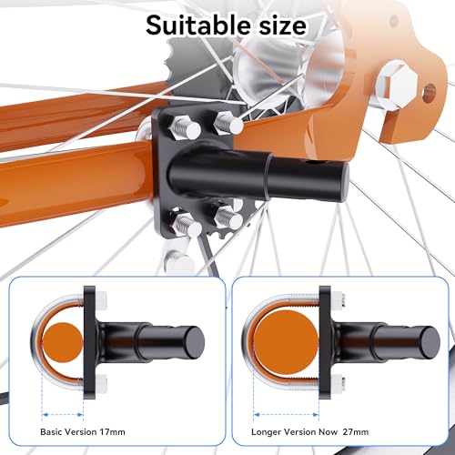 Fahrradanhänger Kupplung Fahrrad Anhängerkupplung Anhänger Adapter Hundeanhänger für Fahrradkupplungen mit Sicherungsstift Kinderanhänger Hundefahrradanhänger Hunde Haustier Kinder -Erweiterte Version