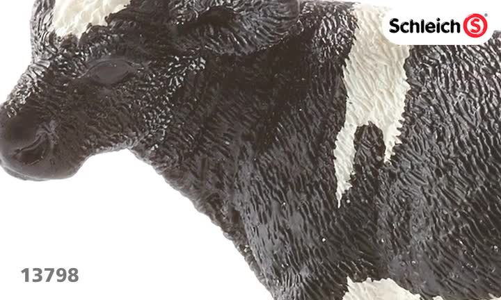schleich 13798 Kalb Schwarzbunt, für Kinder ab 3+ Jahren, FARM WORLD - Spielfigur – Bild 7