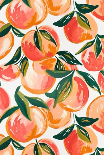 Peaches: Journal/Notebook 6x9 120 lined pages