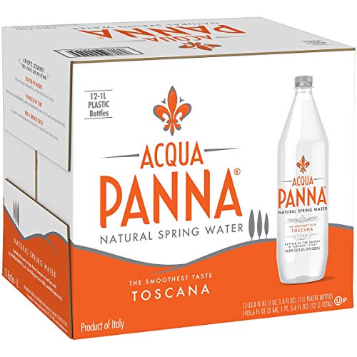 Acqua Panna Natural Spring Water, 33.8 Oz Plastic Bottles (12 Pack), 33.8 Fl