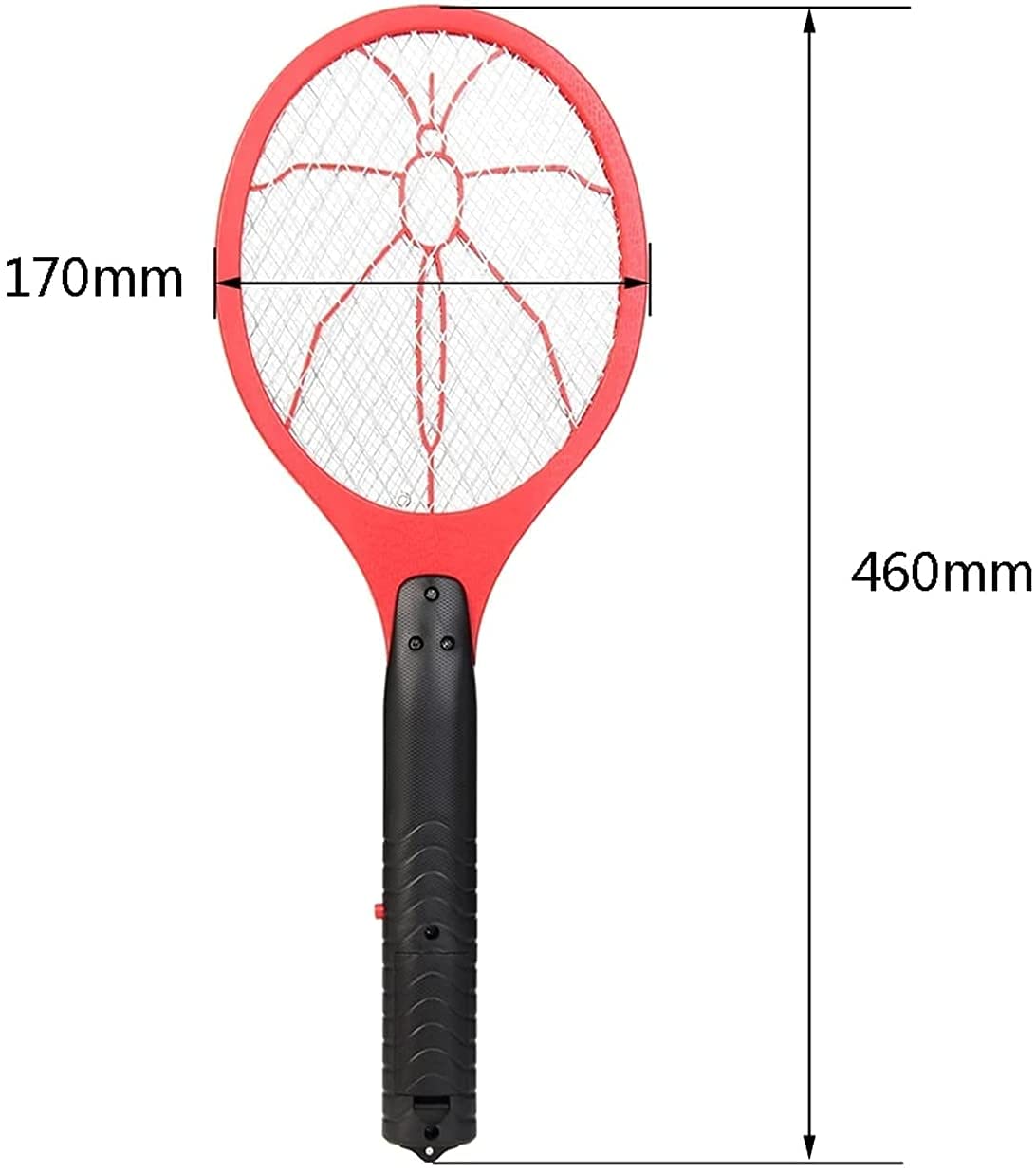 MU Elettrico Zanzara Racket Insetto Killer Killer Racchetta Pipistrello a 4 Strati a Maglia a Fly Mosquito Repellente per Zanzare, Adatto per Interni Ed Esterni,Verde,Taglia Unica