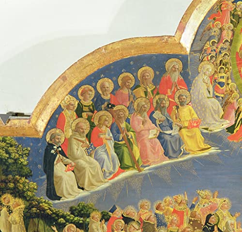 Impression d'art Fra Angelico le Jugement dernier, décoration murale toile 60x90