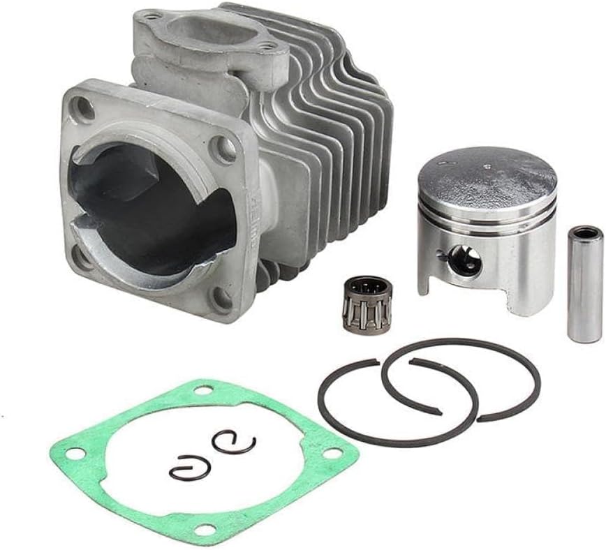40-6 40mm 10mm 44-6 44mm Block Cylinder Piston Kit 12mm Pin Compatible with Automotive Motorcycle Parts(47CC(40-6))