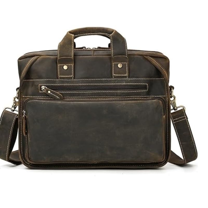 French Men's Briefcase Retro Commuter Handbag Business Shoulder Messenger Bag ffor Commuting Travel Business2