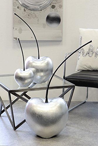 Scultura Decorativa Casablanca 'Stand By Me', Coppia Con Cuore, Finitura Argento Anticato, 23x11x5 Cm, In Ferro