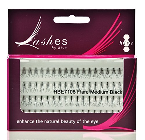 Flare Medium Black Lashes by Hive