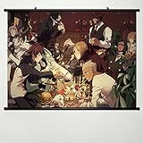 Blood Blockade Battlefront Wall Scroll Poster Fabric Painting for Anime 025
