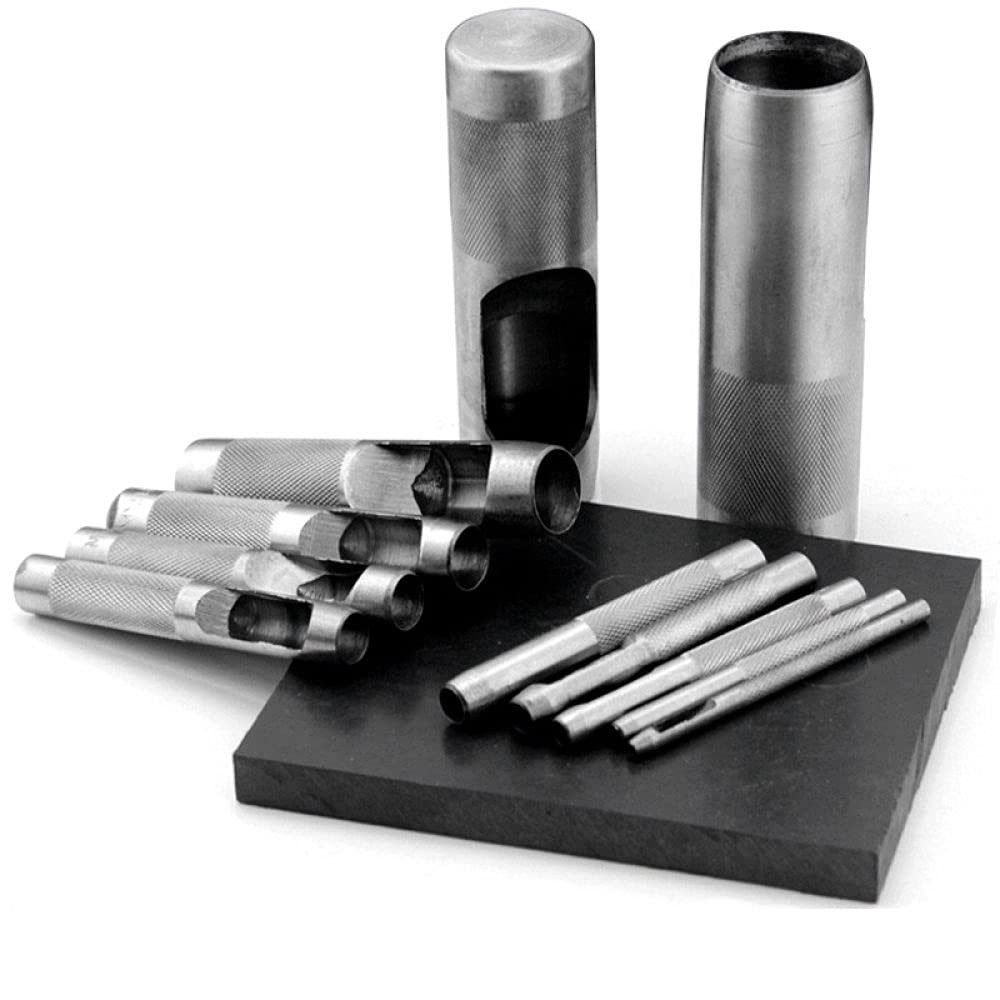 1Pc 1mm-40mm rozmiar skórzany dziurkacz ręczny, gruby stalowy pasek rzemieślniczy papier płótno ubrania okrągłe wykrawanie DIY dziurkacz, 25mm 1 sztuk
