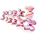 Produktbild 12 Stück 3D Schmetterlinge Wanddeko Wand/Glas-Aufkleber-Tapete-sticker-Abziehbild für Wohnung Schlafzimmer, Raumdekoration, Geschenk für Kinder, Hochzeit, Geburtstag, 5 Farbe, Dual Layer Wings