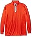 Russell Athletic Men's Big and Tall Quarter Zip Performance Sweater