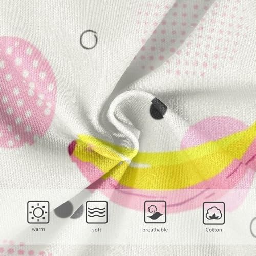 Yellow Bananas Pink Highlights Toddler Underwear Custom 2t Cotton Panties Little Girl Aesthetic Undies Kids Briefs3