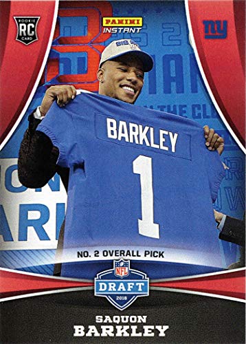 2018 Panini Instant Draft Football DP2 Saquon Barkley Rookie Card - Only 1,330 made