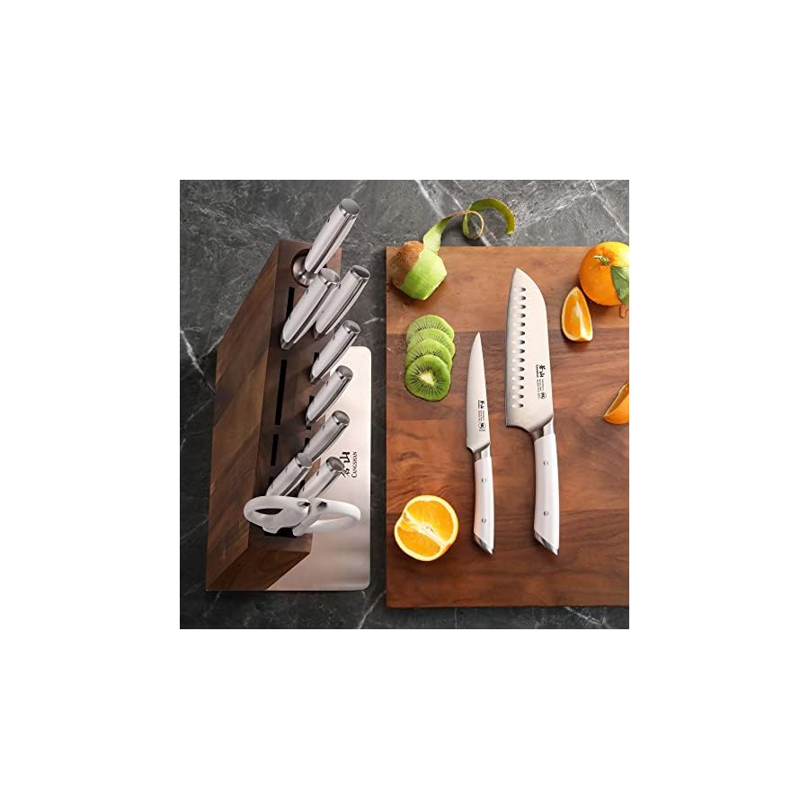 Cangshan-HELENA-Series-German-Steel-Forged-HUA-Knife-Block-Set-12-Piece-White Cangshan HELENA Series German Steel Forged, HUA Knife Block Set (12-Piece, White)