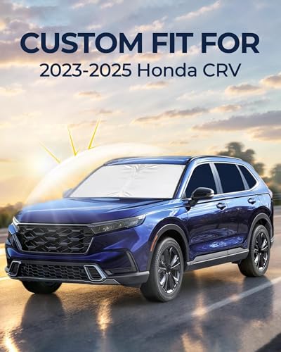 Image of for Honda CRV 2023-2025 Car Window Shades, 8pcs Privacy Sun Shade Set for Front Windshield Side and Rear Windows, Full Window Covers Keeps Vehicle Cool for Camping Napping
