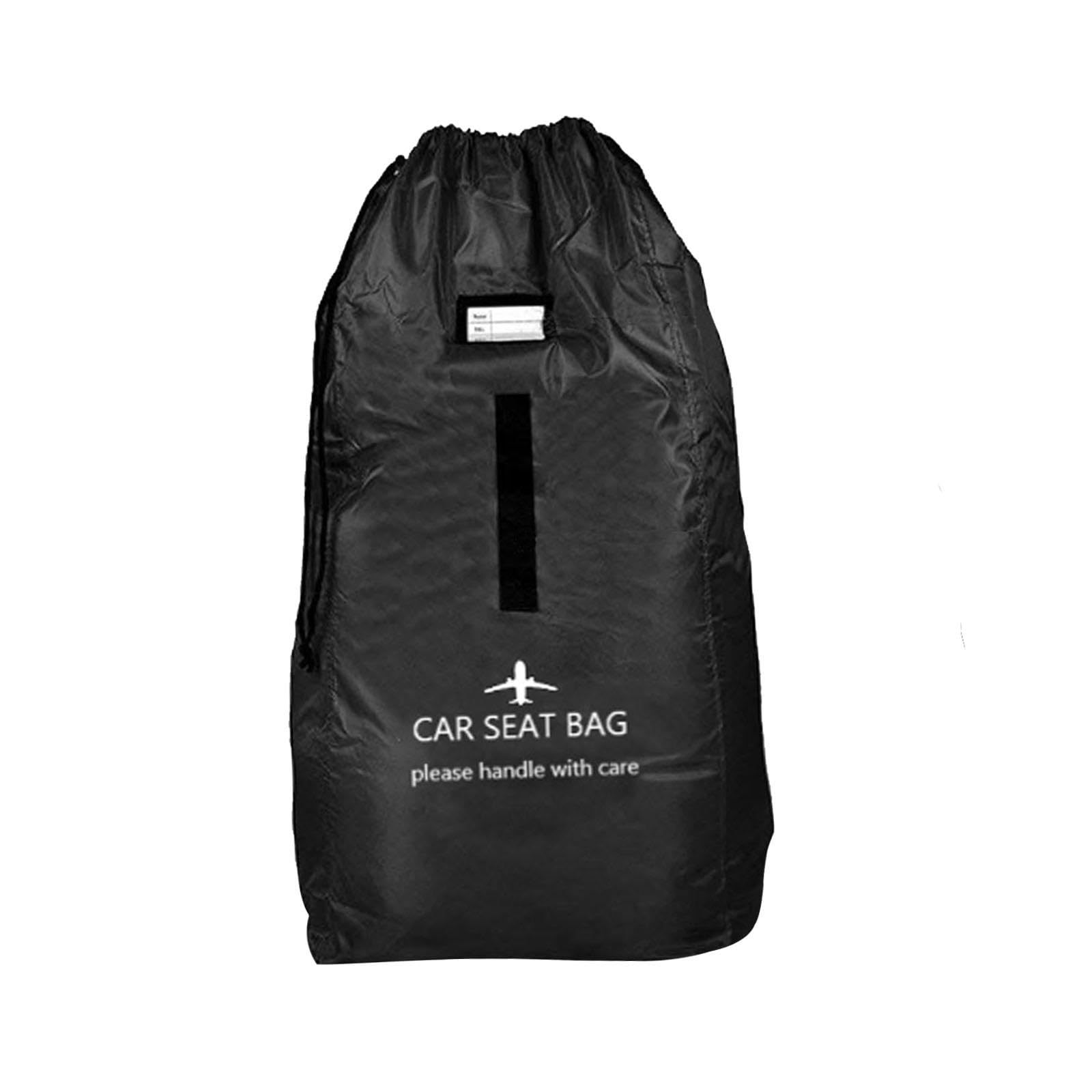 Sac de Siège Bébé Housse Protection Siège Auto Sac Porte-Poussette Tissu Oxford 300D Résistant Adapté Au Transport Aérien Déplacements Longs Ut, Noir