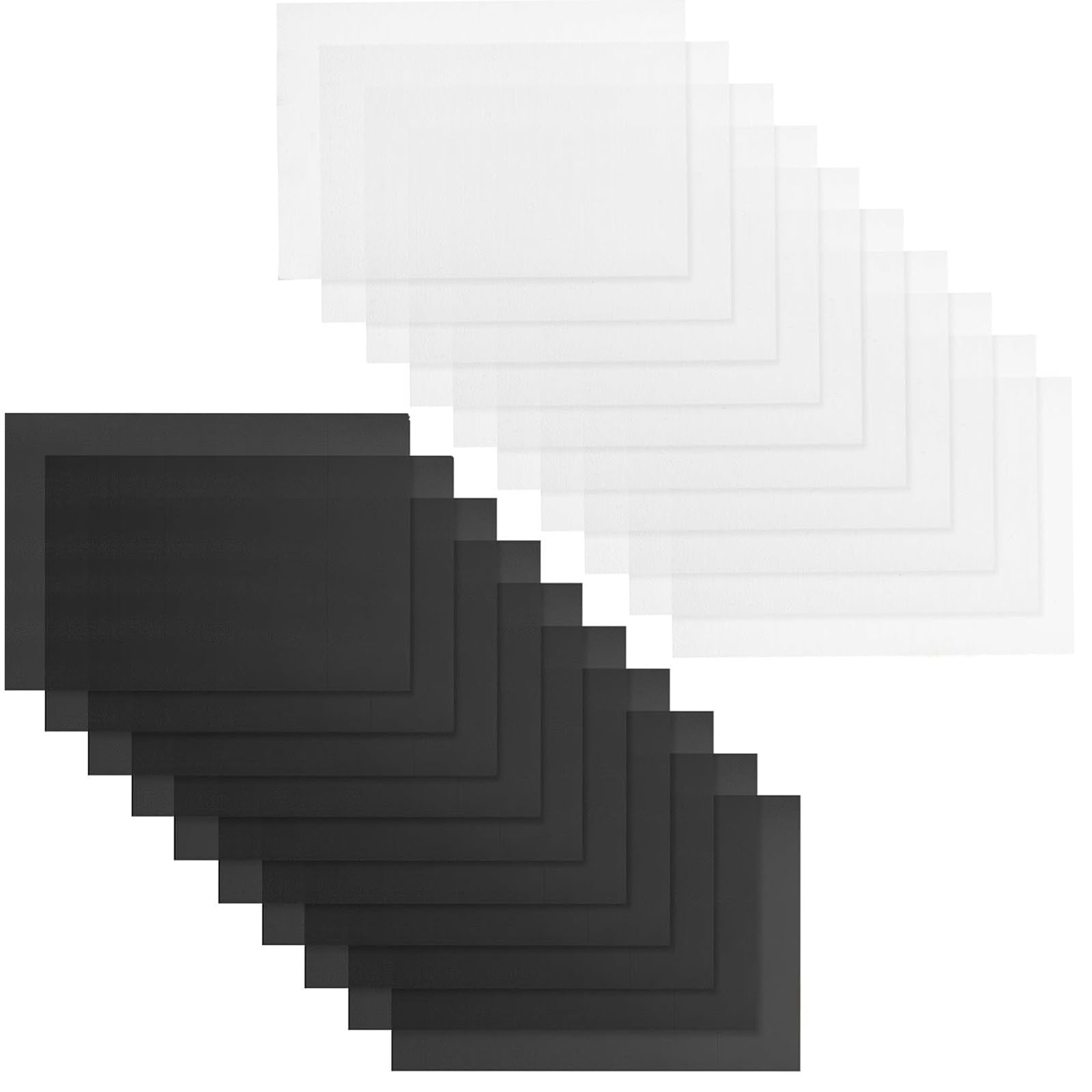 Buxuaaaa 20Pcs Fursuit Eye Net 0.5mm Printable PVC Net Canvas Sheets for Fursuit Furry Costumes Cosplay Props Home Decoration Canvas