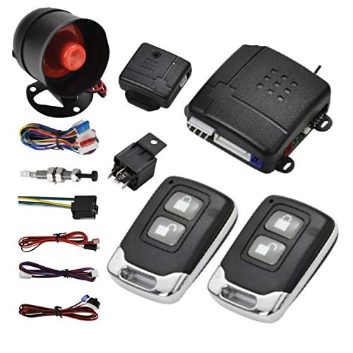 Image of MASO Car Central Lock Universal Auto Remote Central Kit Vehicle Door Lock with Shock Sensor + Contorl Box + 2 Remote Contorl (Style 11) for Car Central Door Lock