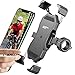 Produktbild VUP Handyhalterung Fahrrad, 360°verstellbare Fahrrad Handyhalterung, universale Edelstahl Fahrrad Handyhalterung für Allen Handy, automatisches Schrumpfen Handyhalterung für Rennrad MTB Scooter usw.
