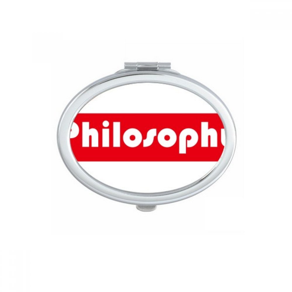 Miroir de poche rouge compact fini les retouches ratées avec ce petit miroir portable