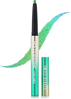 SWISS BEAUTY Holographic Shimmery Pencil Eyeliner | Waterproof, Smudge Proof, Long Lasting Pencil Eyeliner With Easy Application | Shade- Coloured Earth, 0.2G, Multicolor