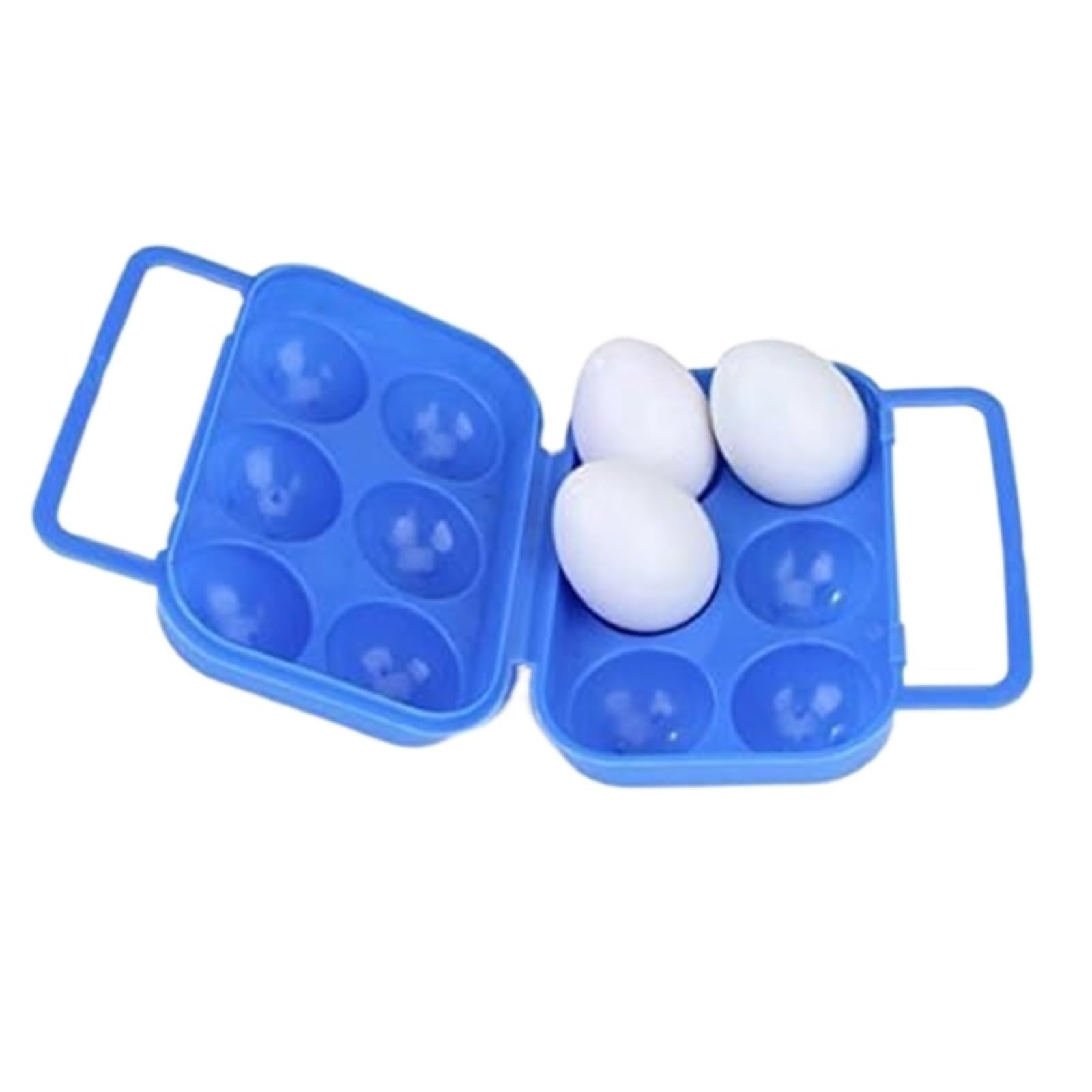 Cestino Per Uova Bancone Contenitore Pieghevole Portatile In Plastica Per Portauova, Per 6 Uova Pasqua Decorativo(1pcs)