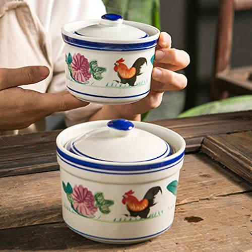 Cabilock Panela de sopa de cerâmica para cozinha e armazenamento de alimentos para casa, cozinha, ov