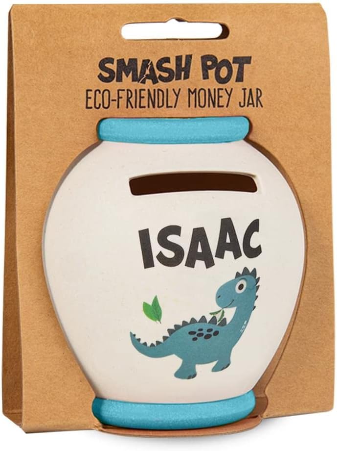History & Heraldry Personalised Bamboo Smash Pot Money box (Ava)