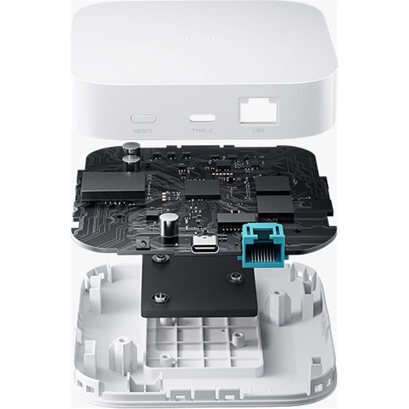 Smart Home Hub v2 Centralina Gateway Wireless Zigbee, Bluetooth, Wi-Fi più Rete LAN per Automazione Domotica: Hub per sensori Wireless Compatibile Xiaomi e Aqara