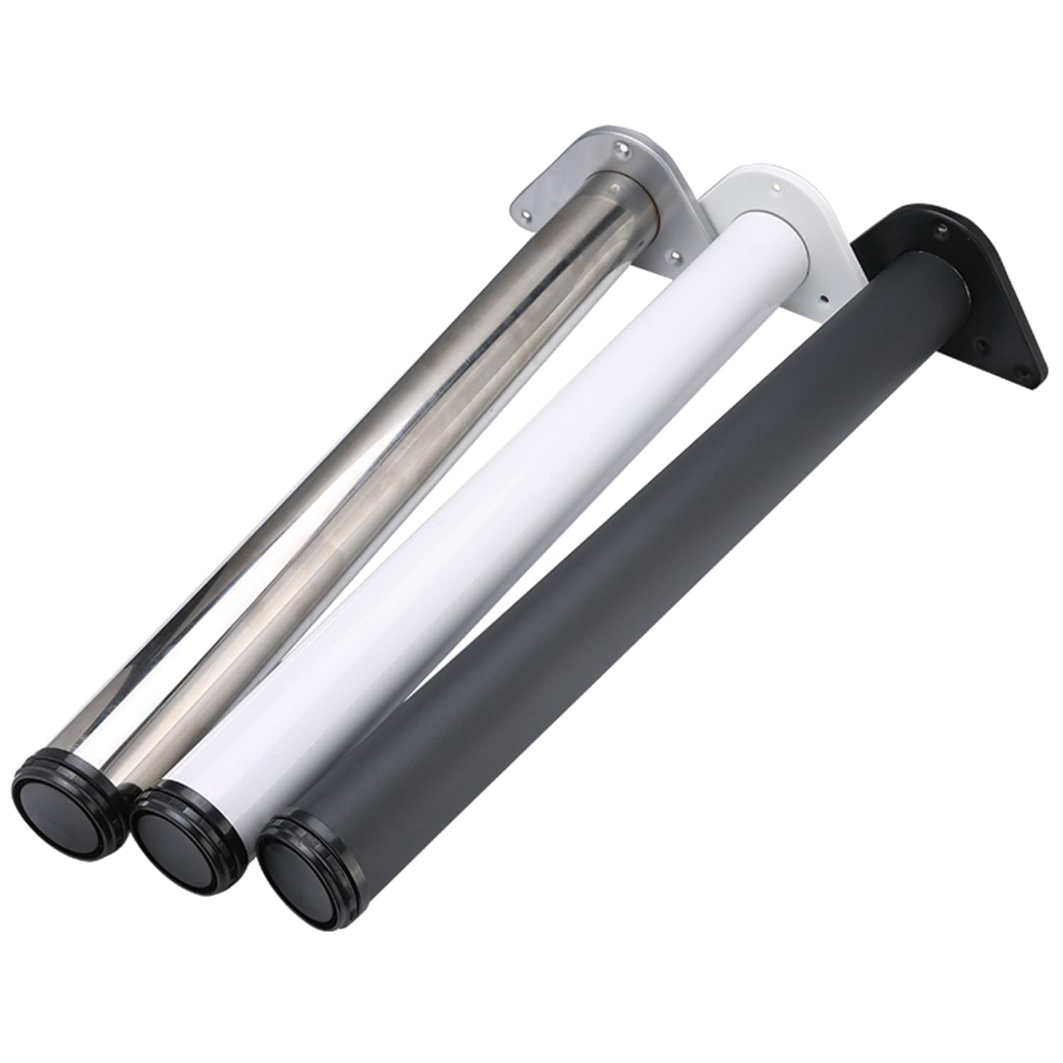 Juego de 1 Patas Ajustables de Acero Inoxidable para Muebles, Patas de Mesa y gabinetes con Altura Regulable, Ideales para Cocina, sofá y sillas. Incluye Tornillos y es Personalizable (99 cm
