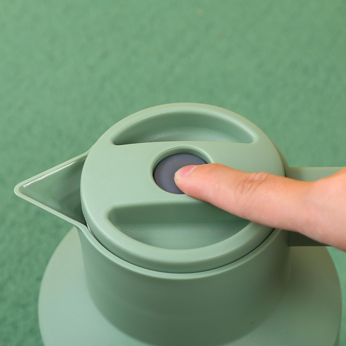 MAGICLULU Botella Térmica de Aislamiento Capacidad de 1l, Diseño Simple Mango de Madera para Uso Doméstico, Experiencia Cómoda y Fácil de Usar