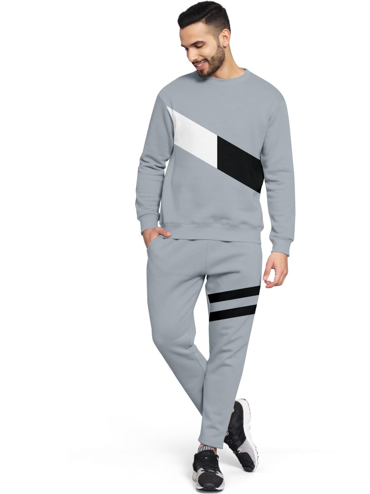 The Baba's Store 2-Piece Men’s Tracksuit – Lightweight Workout Set with Jacket & Pants – Gym, Jogging, Casual_full sleeve-picture-16