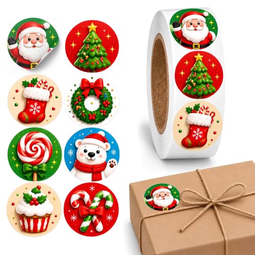 Pegatinas de Navidad para Niños, Christmas stickers, 1 Unidad
