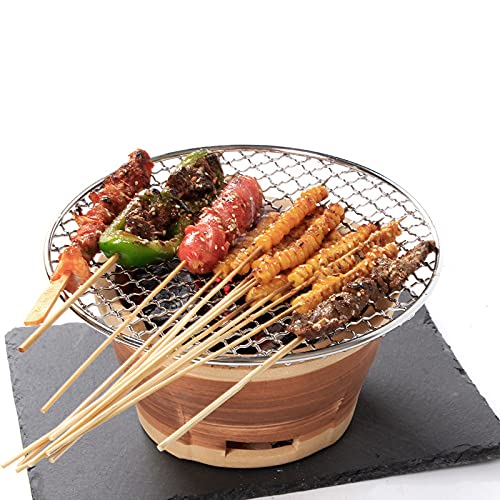 Barbecue au charbon de bois de table gril extérieur en argile