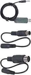 Almencla 3pcs RC Simulador USB Simulador de vôo do cabo Adaptador do controlador remoto 4-8 canal PPM Simulador Adaptador Cabo