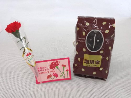 母の日 ギフト マッコリ オススメ珈琲豆(特注ブレンド200g)(JINRO(眞露) マッコリ1000ml(韓国))母の日カード お母さんありがとうカーネイション