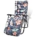 Coussin de Chaise Longue Realx Style Impression, Coussin Transat de Jardin épais Anti-dérapante, Coussin Bain de Soleil Piable pour Patio Salon intérieur extérieur (Style 5, 175×45cm)