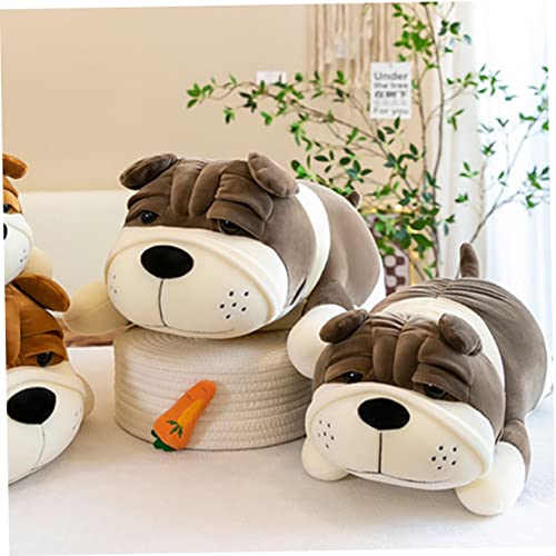 Veemoon Boneca Shar Pei Cachorro De Pelúcia Almofadas De Cachorrinho Pelúcia Grande Bichos De Pelúci