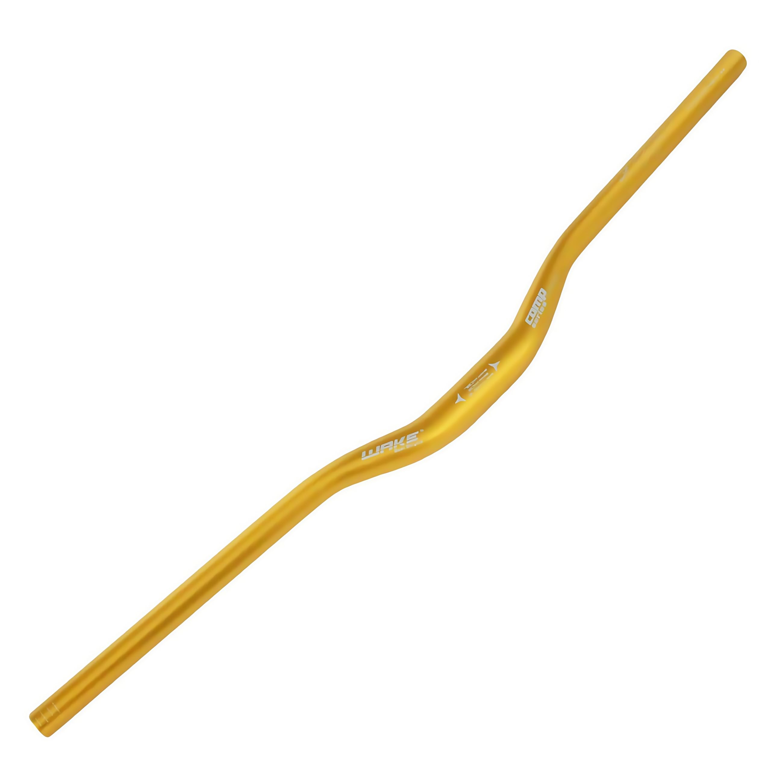 TRKIMAL φ 31,8 mm MTB bicicletta extra lunga 720 mm manubrio 30 mm Riser bar per downhill ciclismo corsa off-road MTB, BMX (oro)