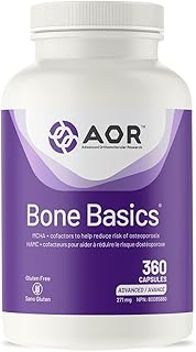 AOR - Bone Basics 271mg, 360 Capsules - Caltrate Bone Health Supplement - Cartilage Repair Supplements - Calcium Supplement - Bone and Joint Health Supplement for Men and Women - Bone Growth Supplements