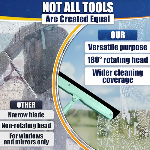 34.5" Telescoping Floor Squeegee with Stainless Steel Blade - $5.99