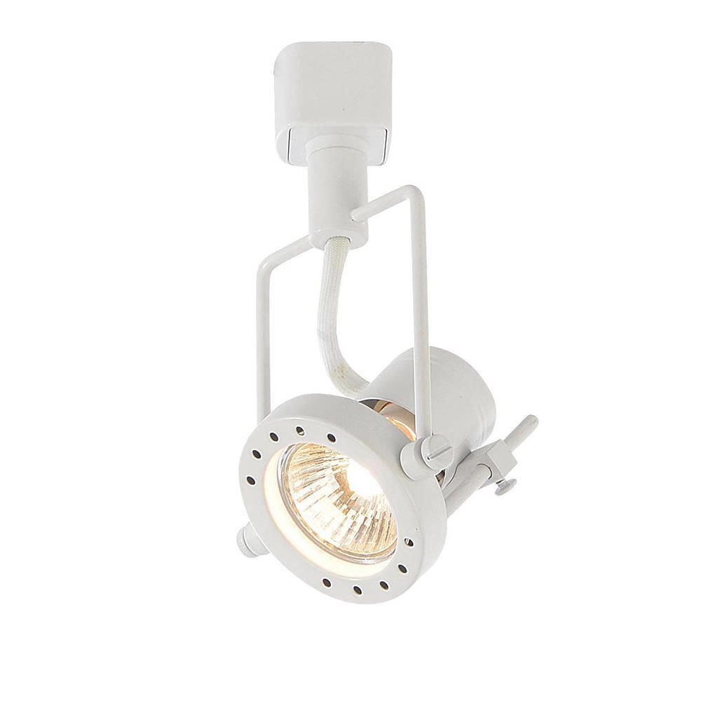 LITECRAFT Track Light Spotlight Head Adjustable GU10 Fitting - (White, Greenwich)