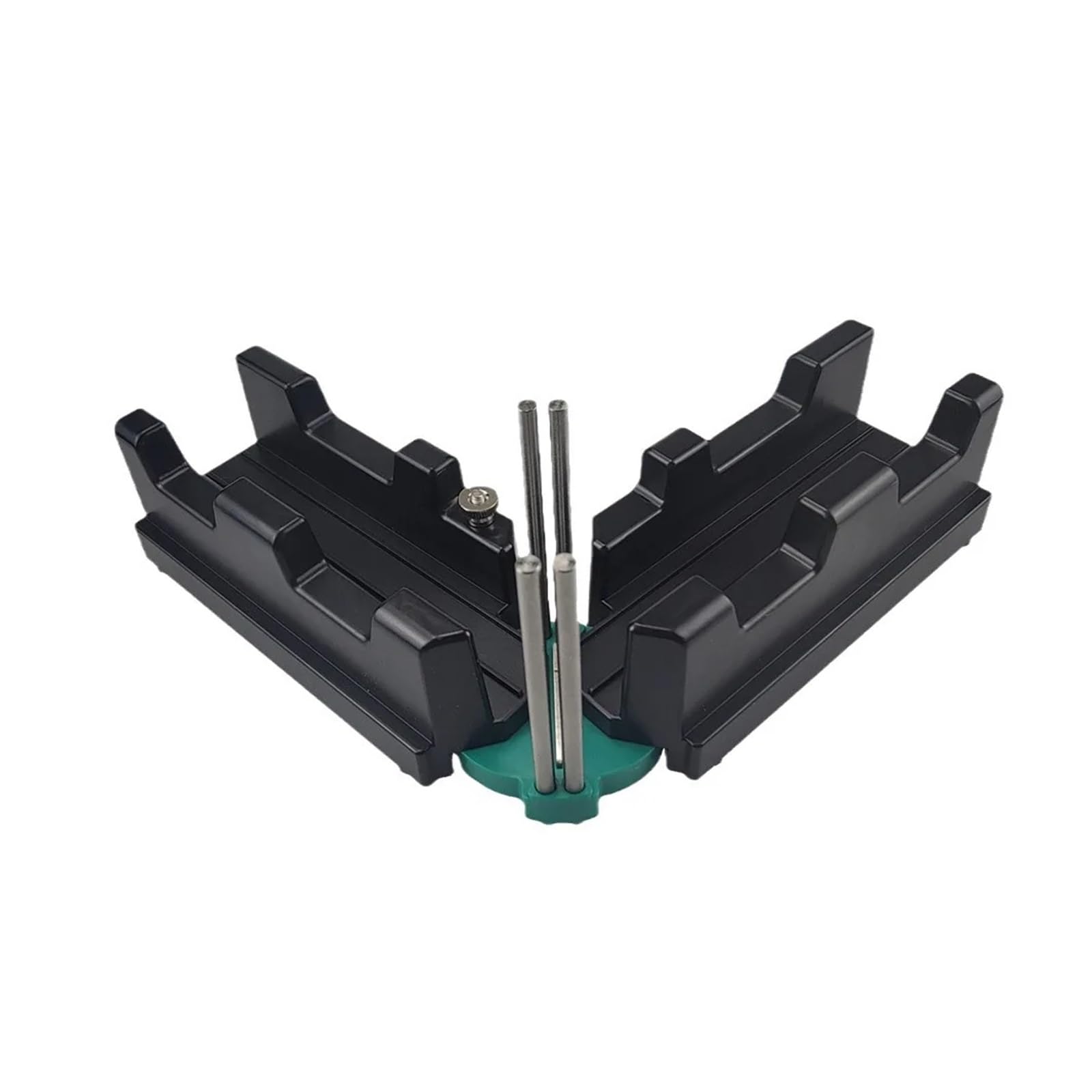 Dhyuacn Black Mitre Saw Box 2-In-1 Mitre Measuring Cutting Tool-Measuring And Sawing Angles Tool Miter Saw Accessories Diy Woodworking Gadget