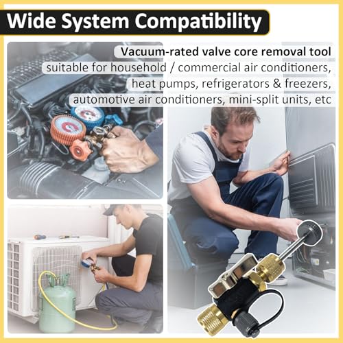 1/4" Mega Flow Valve Core Removal Tool, 20 Micron Vacuum HVAC Service Tool by Wylarven - Used condition - Image 7