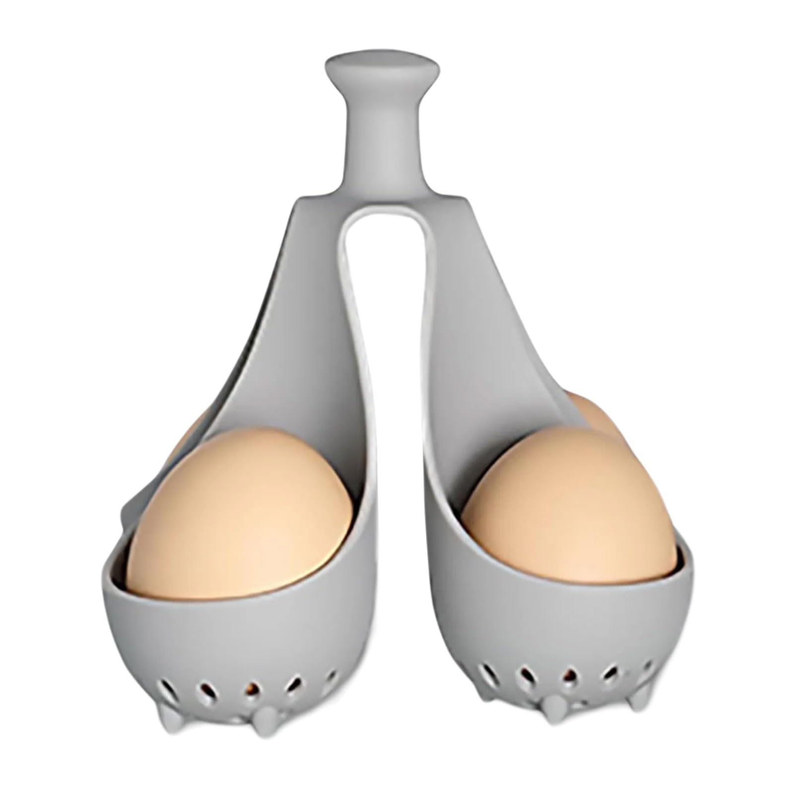 Mekalero Oven Safe Oocyte Poaching Rack with Cold Handle Simmering Water Cooking Permanent Silicone Plan Silicone Oocyte Cooker and Storage Rack for Four Embryos Dishwasher Secure Immune Kitchen Tool
