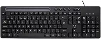 Teclado com Fio Multi USB com 6 Teclas Multimídia, Slot para Tablet até 10' e Teclas Silenciosas – Preto TC262