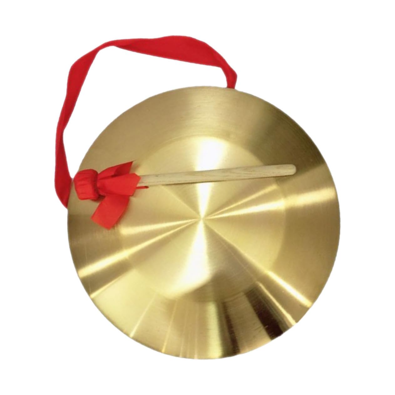 HEMOTON Traditional Chinese Gong Instrument for Home Decor Small Gong Feng Shui Decor Mallet