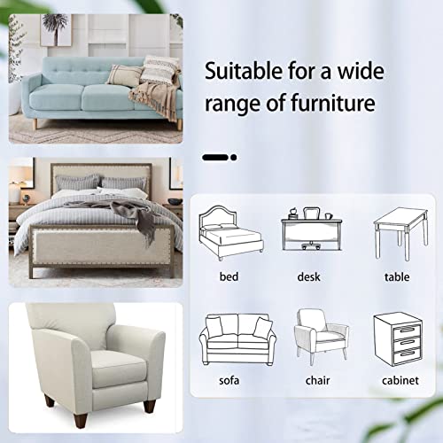 Kasiden Wood Bed Risers, Furniture Risers-Heights 4.5 Inch Heavy Duty Risers For Sofa, Table, Couch Chair, Supports Up To 6,000 Lbs,(Set Of 4 Riser Black) #TOP1