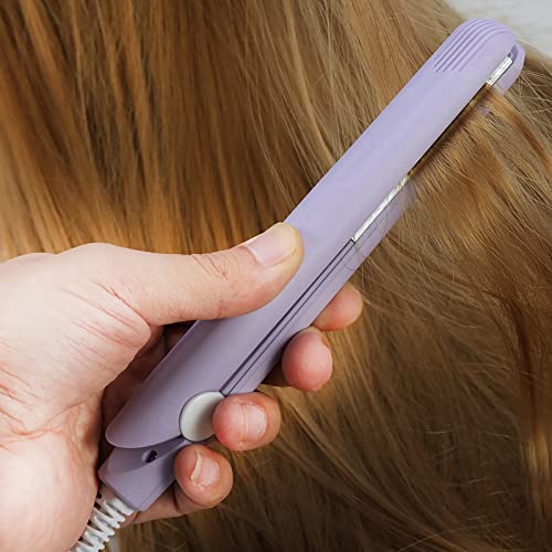 Plancha de pelo 2 en 1 mini, cerámica y turmalina, púrpura miniatura 7