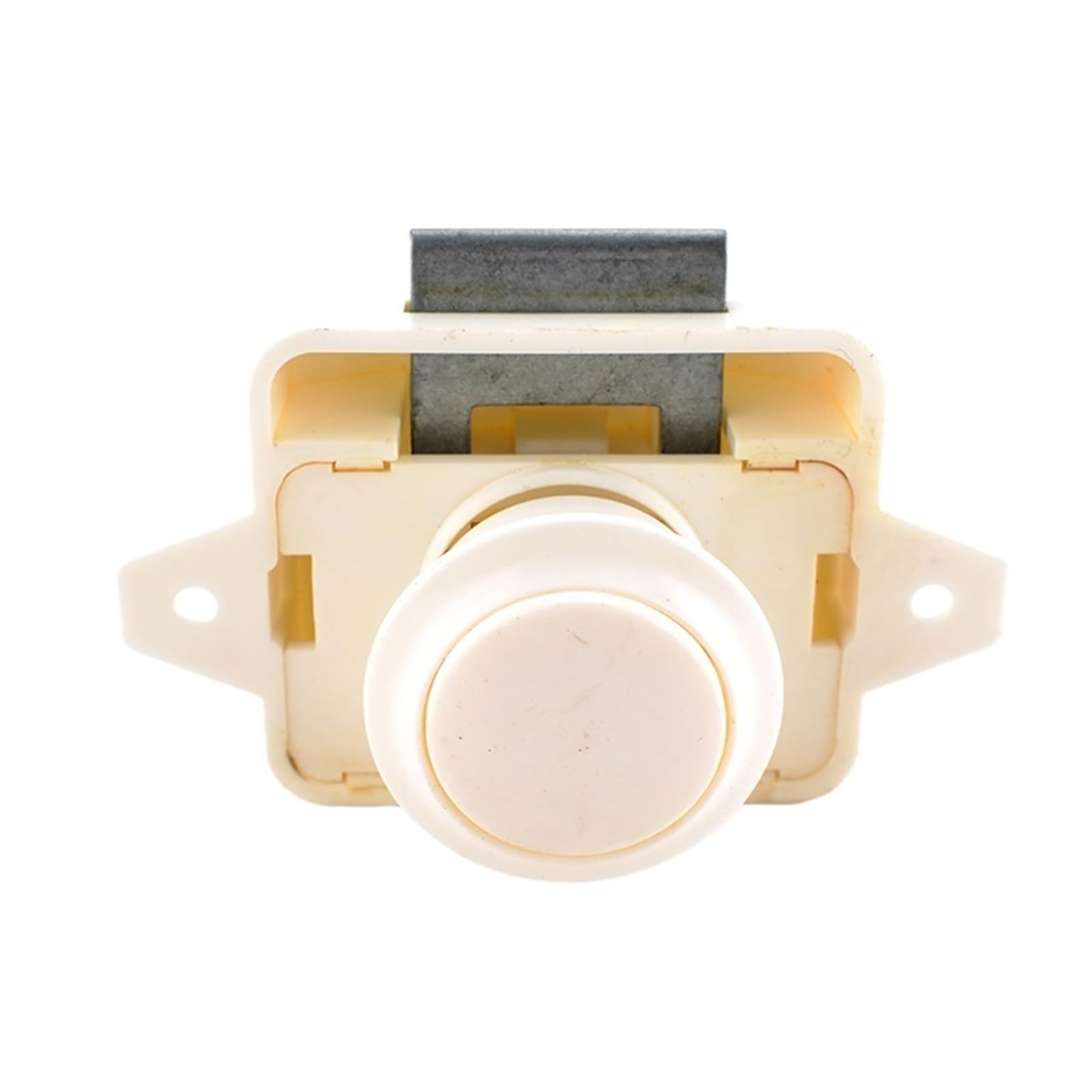 Wqgqpxob Blanc Camper Car Push Lock 26Mm Rv Caravan Boat Motor Home Cinet Drawer Latch Button Locks For Furniture Hardware 1Pcs(Blanc)